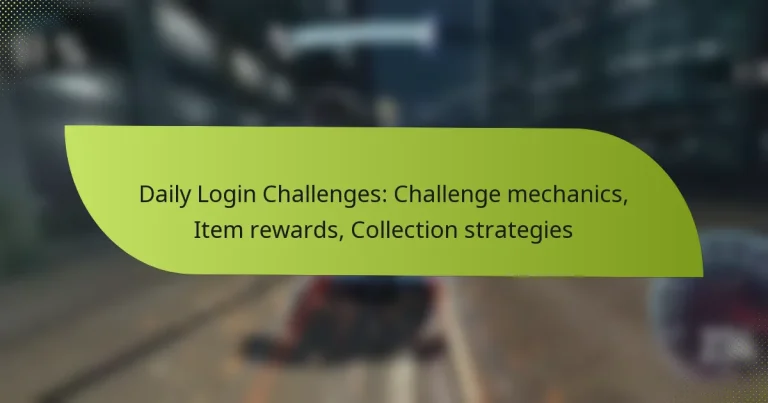 Daily Login Challenges: Challenge mechanics, Item rewards, Collection strategies